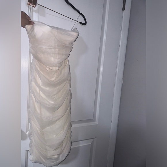 OH POLLY white dress US size 4 only worn once - Picture 2 of 4